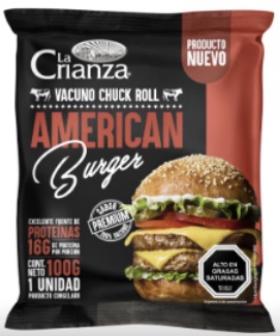 american burger 100gr