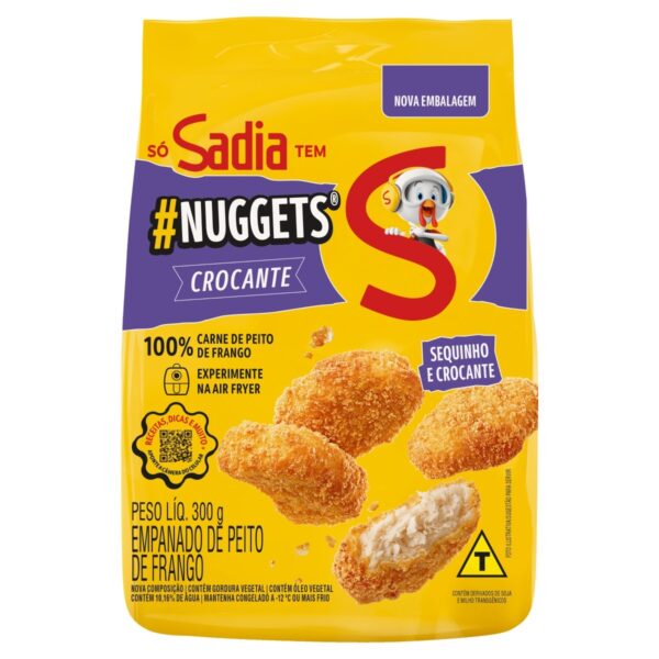 Nuggets Pollo SADIA 300GR.-16 unid.-Precio por Caja.